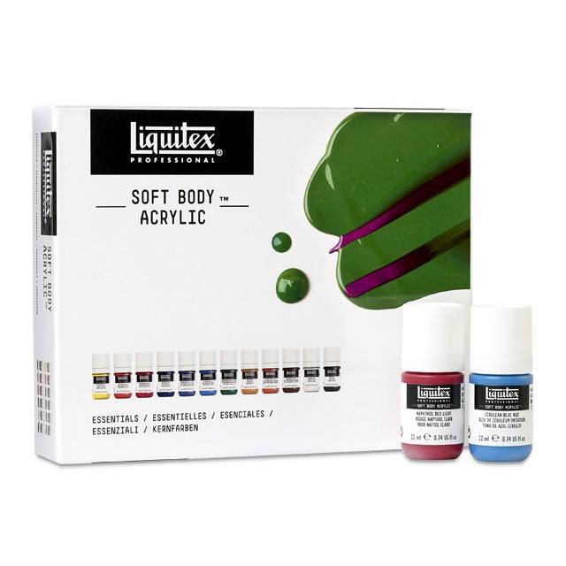 Liquitex soft good body acrylic paints