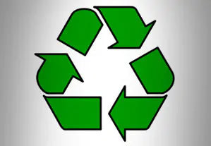 green recycle sign