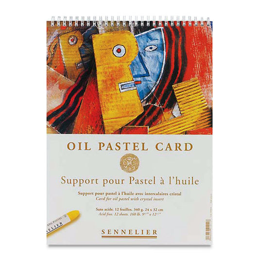 Oil Pastel Card, 12-Sheet Pad