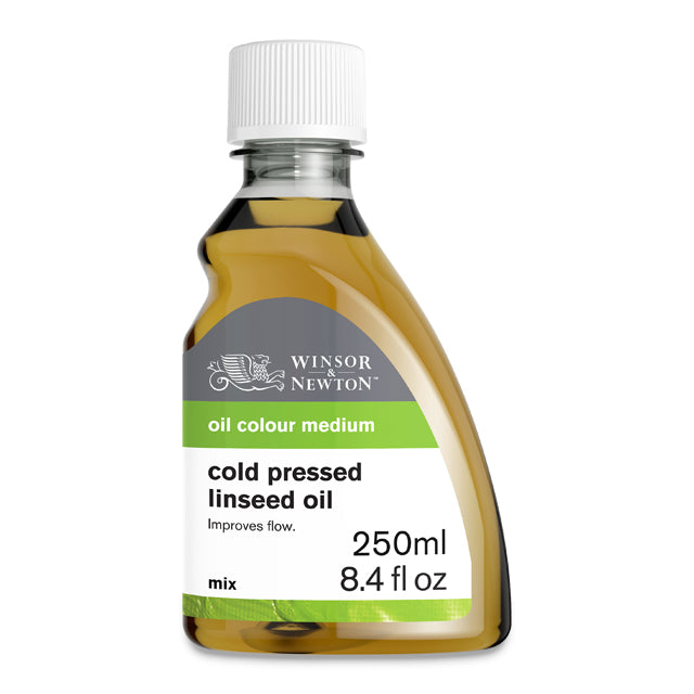 Winsor & Newton Cold Pressed Linseed Oil, 250 ml.