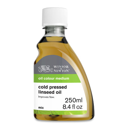 Winsor & Newton Cold Pressed Linseed Oil, 250 ml.