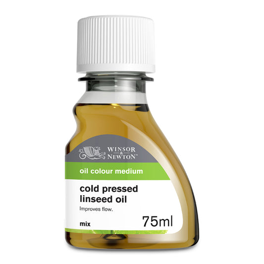 Winsor & Newton Cold Pressed Linseed Oil, 75 ml.