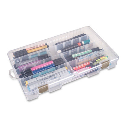 Solutions Large 4-Compartment Box Shown Filled with Design Markers  (Not Included)
