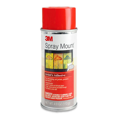 Spray Mount Adhesive, 4 oz.