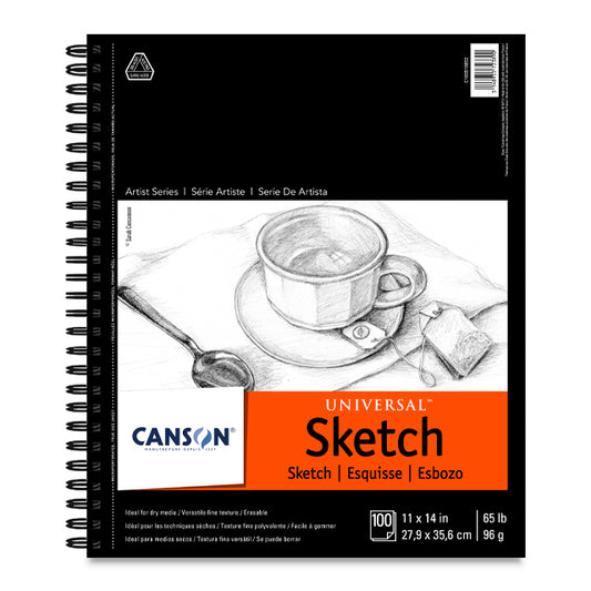 Universal Sketch Pad, 11" x 14", 100 Sheets