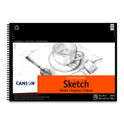 Universal Sketch Pad, 18" x 24", 35 Sheets