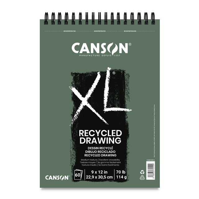 XL Recycled Drawing Pad, 9" x 12"