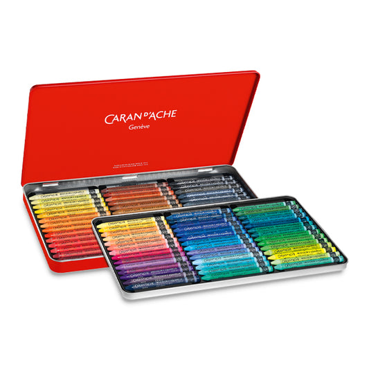 Neocolor II Artists' Crayon Set, 84 Assorted Colors