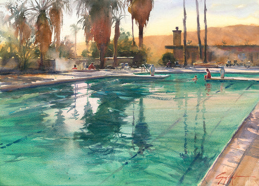 Geoff Allen Online Art Workshop: Painting Water Reflections in Watercolor, November 10,12,14 2025