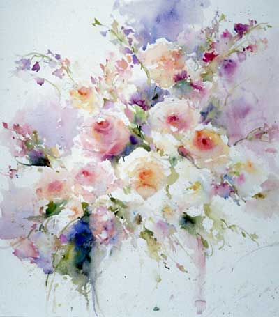 Janet Rogers In-Person Art Workshop: Expressive, Loose Watercolors – Flowers to Figures, August 25-29, 2025