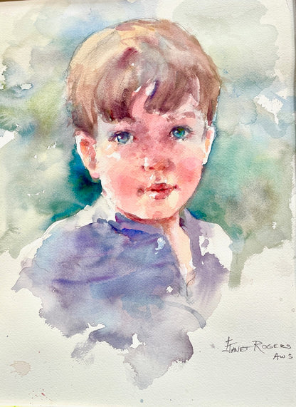 Janet Rogers In-Person Art Workshop: Expressive, Loose Watercolors – Flowers to Figures, August 25-29, 2025