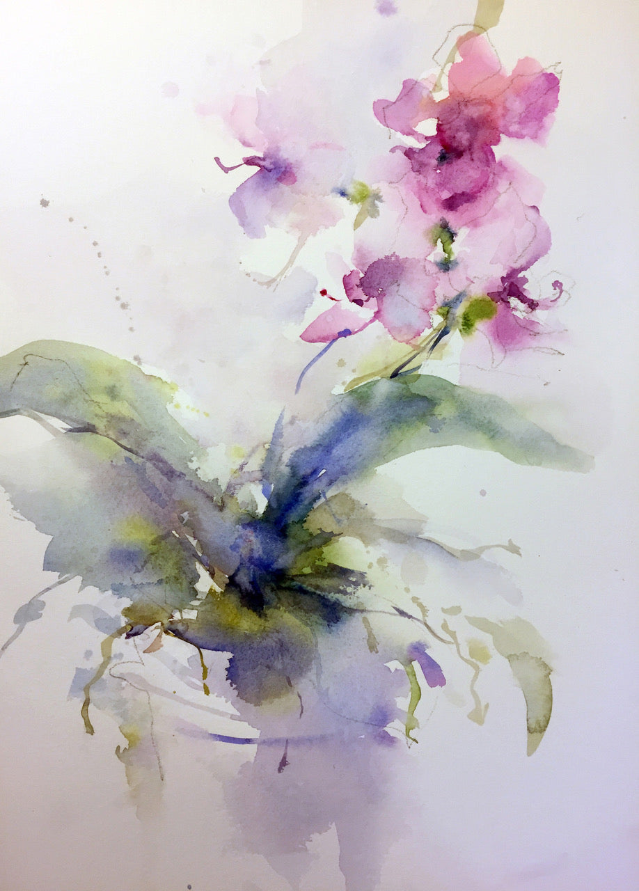 Janet Rogers In-Person Art Workshop: Expressive, Loose Watercolors – Flowers to Figures, August 25-29, 2025