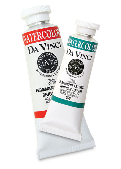 Da Vinci Artists' Watercolor 15 ml. and 37 ml. Tubes