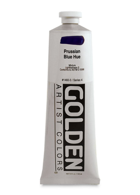 Golden Historic Artist Acrylics, Prussian Blue Hue, 2 oz. Tube