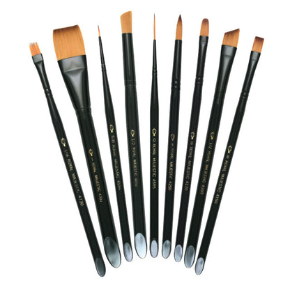 Majestic Brushes with Aquarell Handles