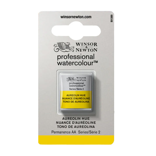 Winsor & Newton Professional Watercolor Half Pan - Aureolin Hue, Half Pan