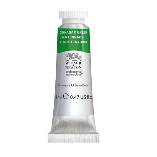 Winsor & Newton Professional Watercolor - Cinnabar Green, 14 ml.