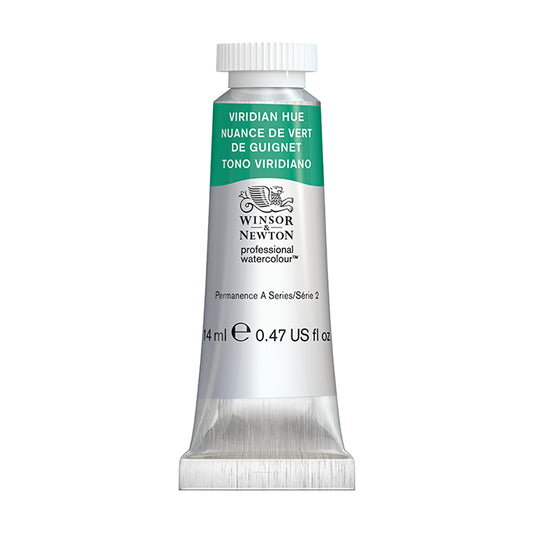 Winsor & Newton Professional Watercolor - Viridian Hue, 14 ml.