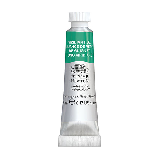 Winsor & Newton Professional Watercolor - Viridian Hue, 5 ml.