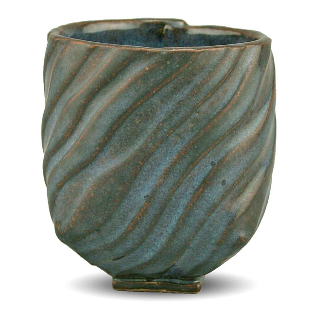 Cup by Dan Gegan was created using Amaco Stoneware Body with Grog No. 48