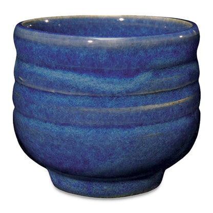 This cup was glazed with PC-23 Indigo Float.