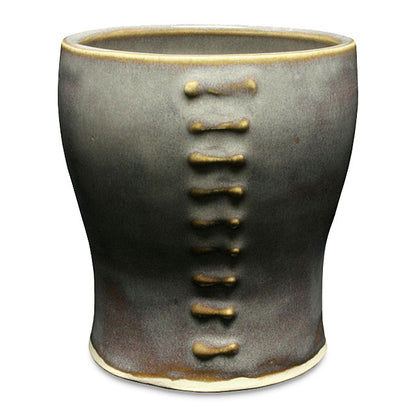 Ceramic cup glazed with PC-34 Light Sepia.