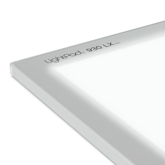 Artograph LED LightPad - 9" x 12" - Left Corner Detail