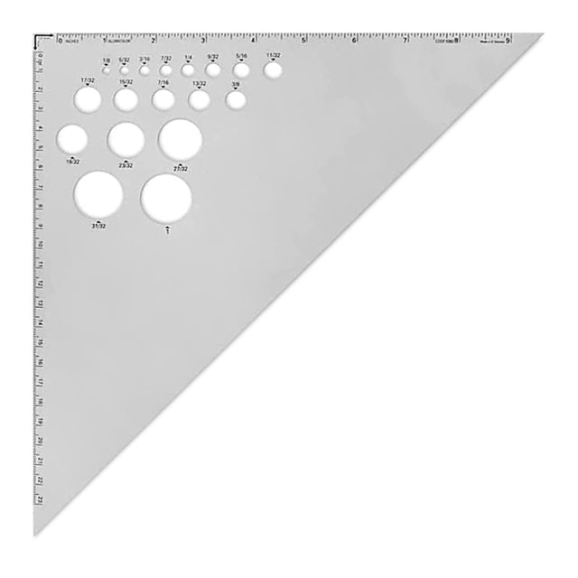 Alumicolor Aluminum Triangle 45/90, 10" Cheap Joe’s Art Stuff