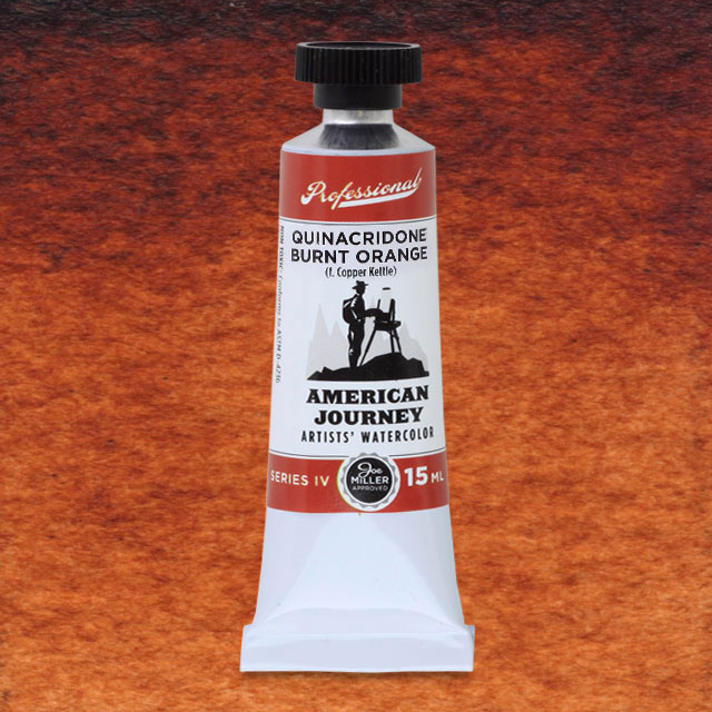 Quinacridone Burnt Orange, 15 ml.