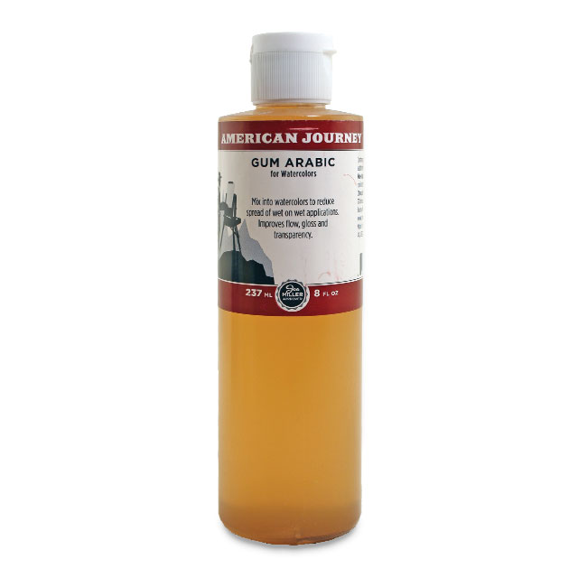 Gum Arabic, 8 oz. (237 ml.) bottle