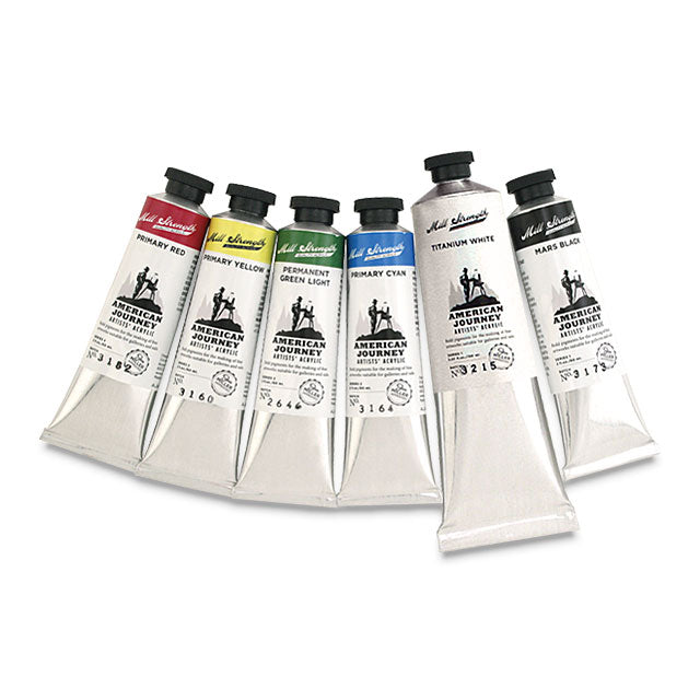 Artists' Acrylic Beginner Set of 6 Colors