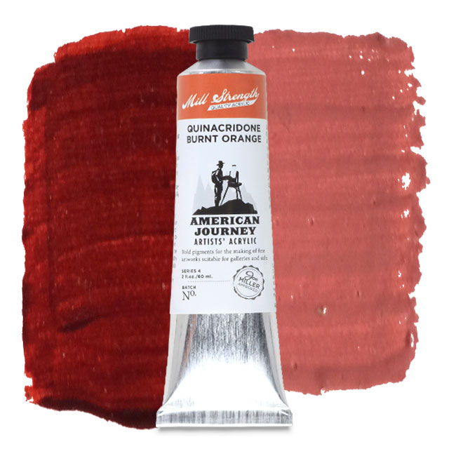 Quinacridone Burnt Orange, 60 ml.