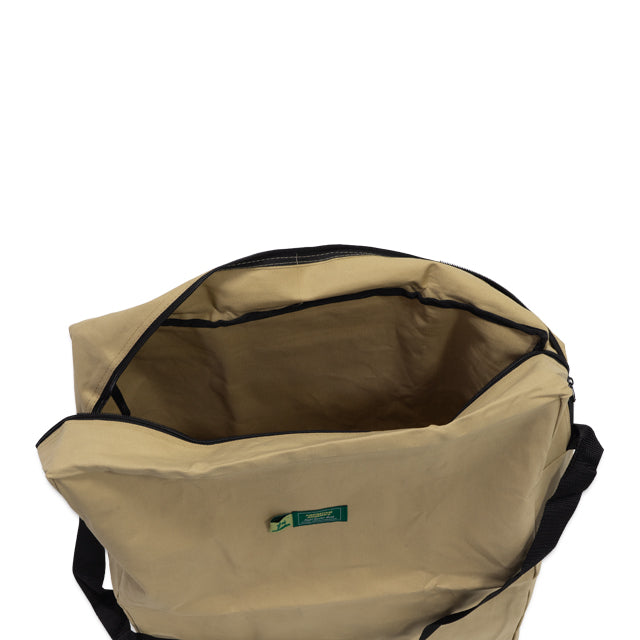 Full Box Canvas Carrier Bag Zip-Top Opening