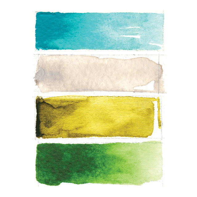 Morning Tide Watercolor Set Color Swatches