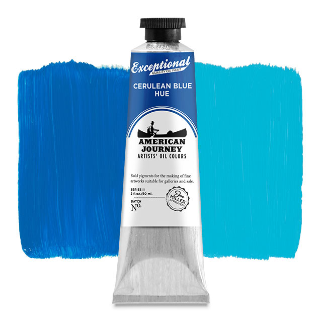 Artists' Oil Color - Cerulean Blue Hue, 60 ml. tube