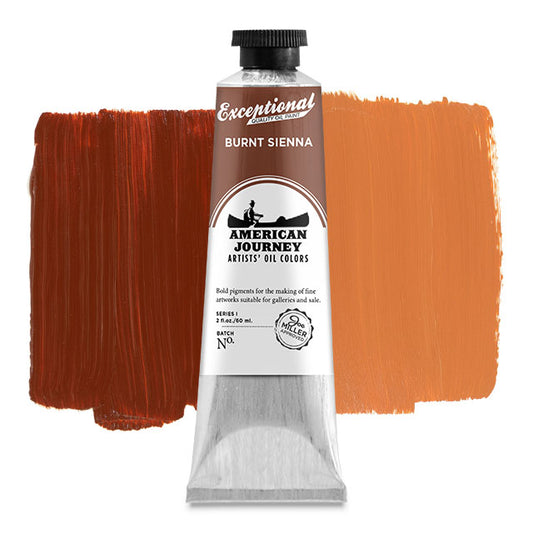 Artists' Oil Color - Burnt Sienna, 60 ml. tube