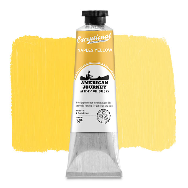 Artists' Oil Color - Naples Yellow, 60 ml. tube