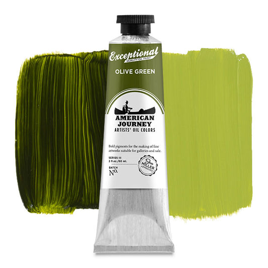 Artists' Oil Color - Olive Green, 60 ml. tube