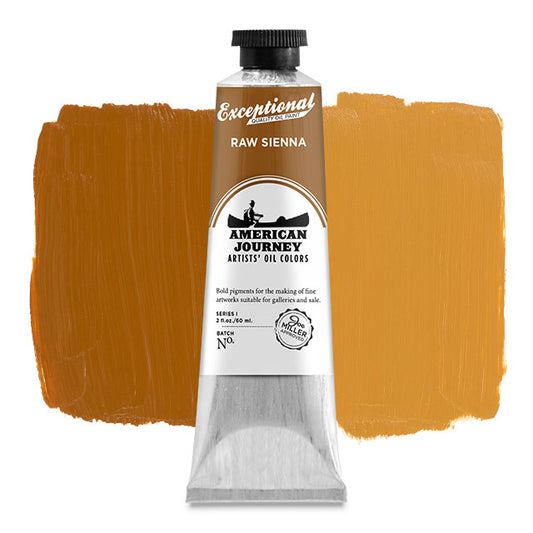 Artists' Oil Color - Raw Sienna, 60 ml. tube