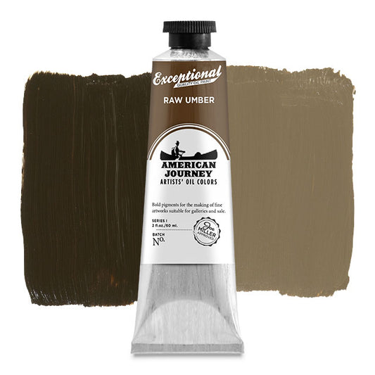 Artists' Oil Color - Raw Umber, 60 ml. tube