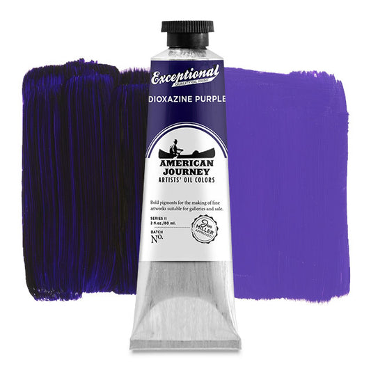 American Journey Artists' Oil Color - Dioxazine Purple, 60 ml.