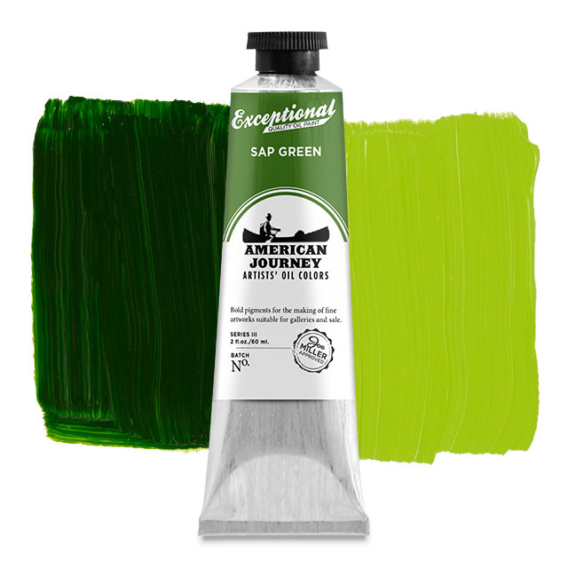 Artists' Oil Color - Sap Green, 60 ml. tube