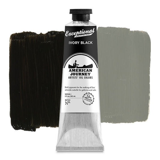 Artists' Oil Color - Ivory Black, 60 ml. tube