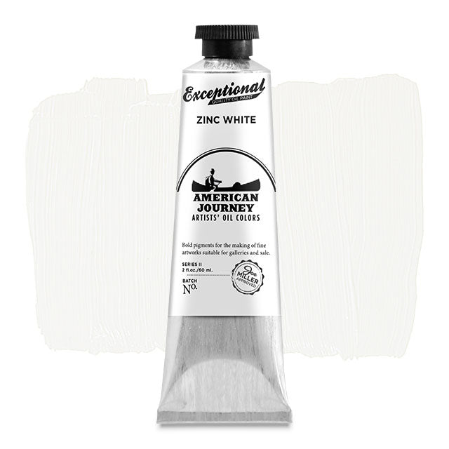 Artists' Oil Color - Zinc White, 60 ml. tube