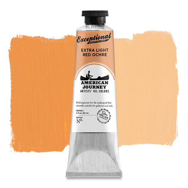 Artists' Oil Color - Extra Light Red Ochre, 60 ml. tube