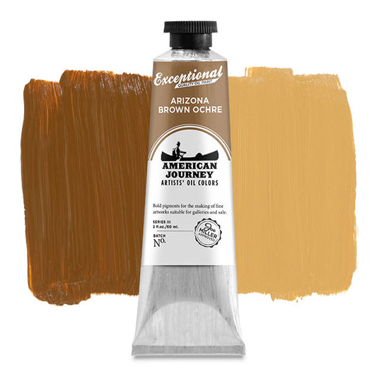 Artists' Oil Color - Arizona Brown Ochre, 60 ml. tube