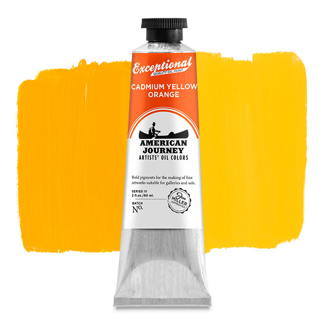 Artists' Oil Color - Cadmium Yellow Orange, 60 ml. tube