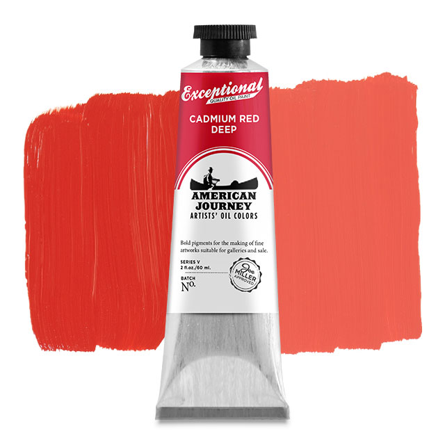 Artists' Oil Color - Cadmium Red Deep, 60 ml. tube