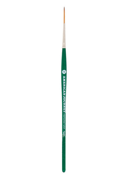 American Journey Interlocked Synthetic Brush, Rigger, Size 1