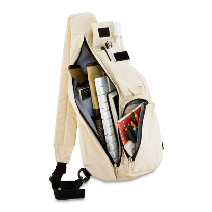 Field Series Sling Bag Filled with Art Supplies (Art Supplies Not Included)